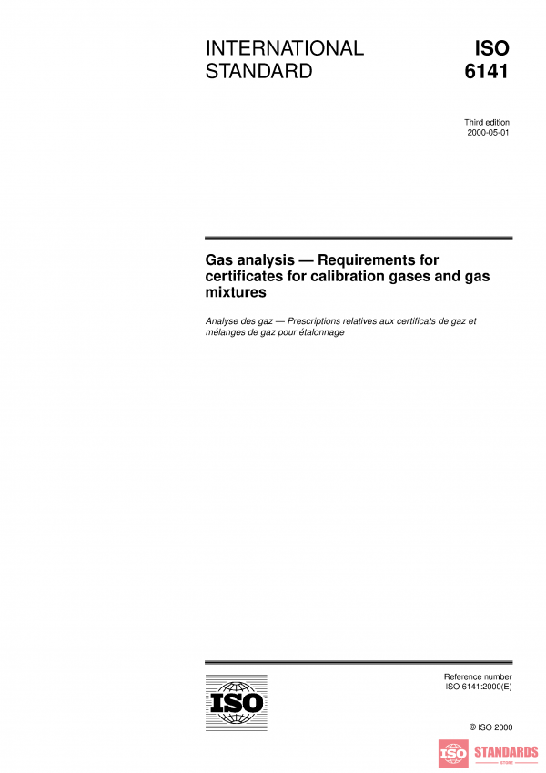 ISO 6141:2000 PDF