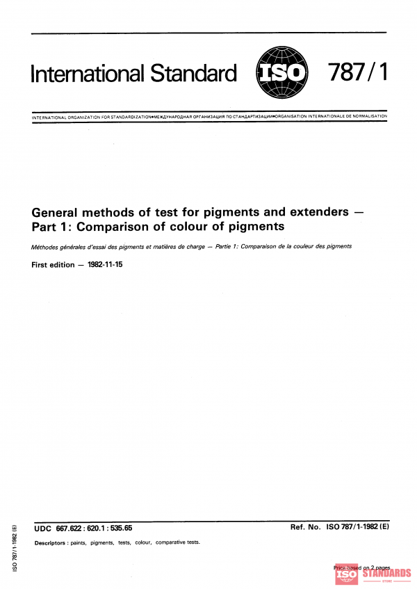ISO 787-1:1982 PDF