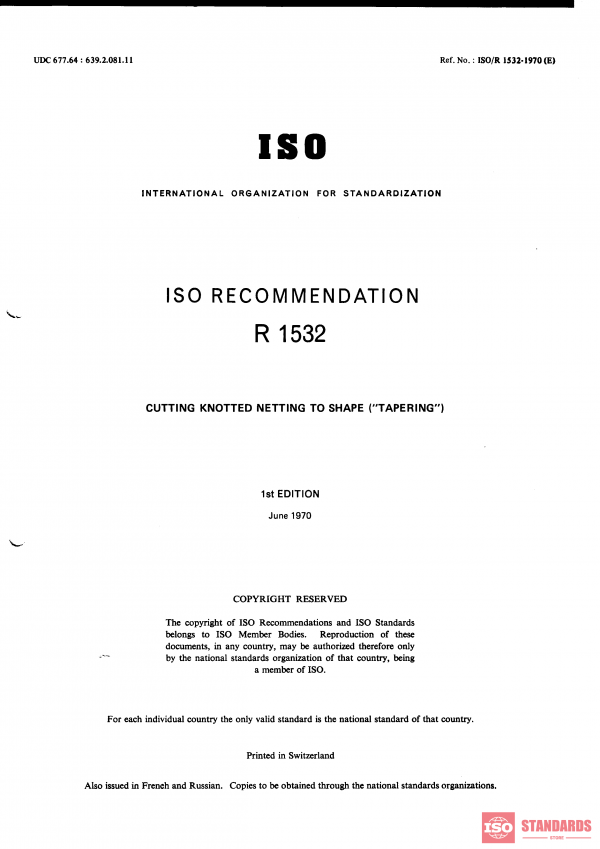 ISO/R 1532:1970 PDF