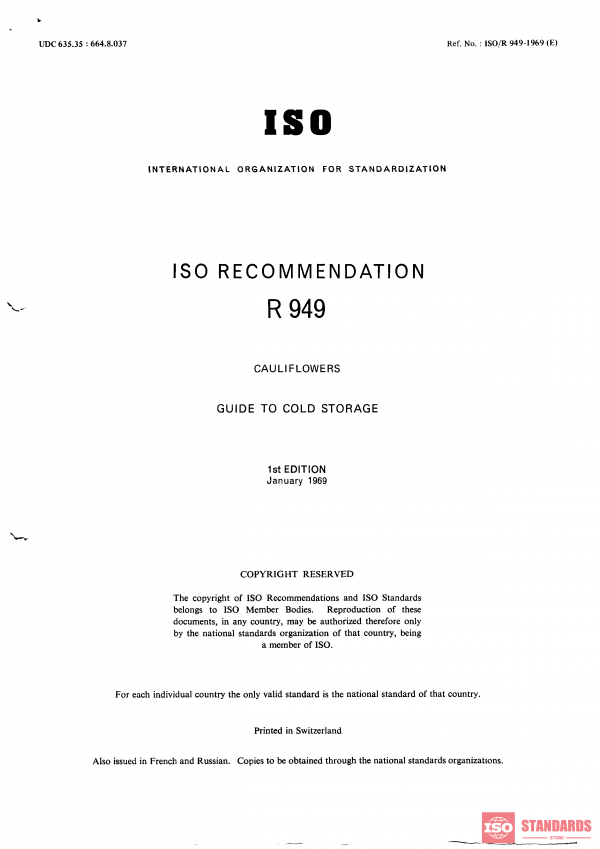 ISO/R 949:1969 PDF