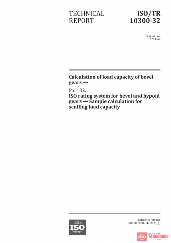 ISO/TR 10300-32:2021 PDF
