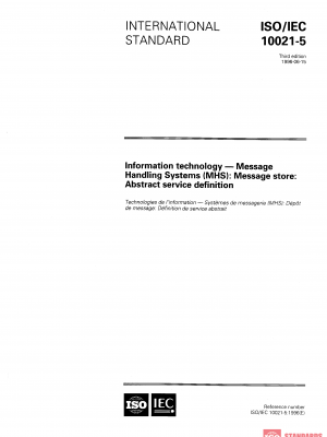 ISO/IEC 10021-5:1996 PDF