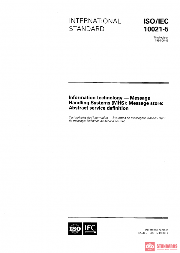 ISO/IEC 10021-5:1996 PDF
