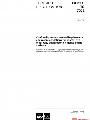 ISO/IEC TS 17022:2012 PDF