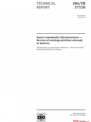 ISO/TR 37150:2014 PDF