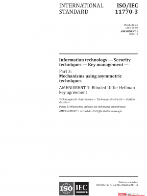 ISO/IEC 11770-3:2015/AMD1:2017 PDF