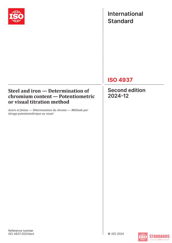 ISO 4937:2024 PDF
