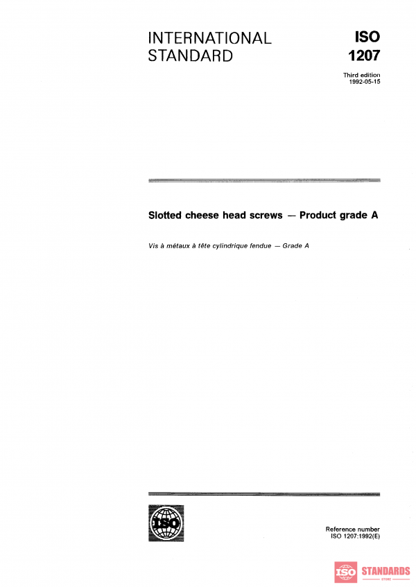 ISO 1207:1992 PDF