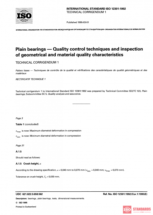 ISO 12301:1992/Cor 1:1995 PDF