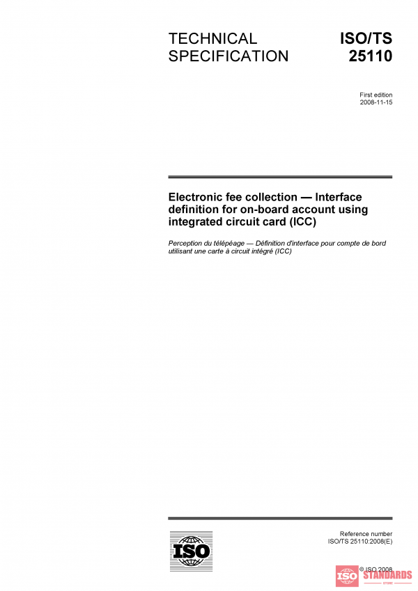 ISO/TS 25110:2008 PDF