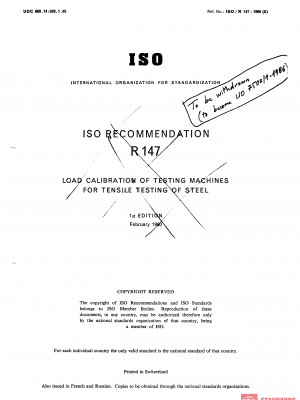 ISO/R 147:1960 PDF