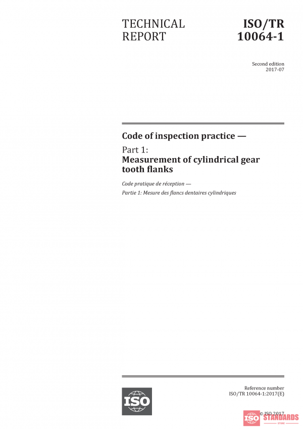 ISO/TR 10064-1:2017 PDF