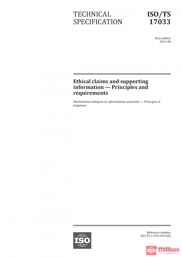 ISO/TS 17033:2019 PDF