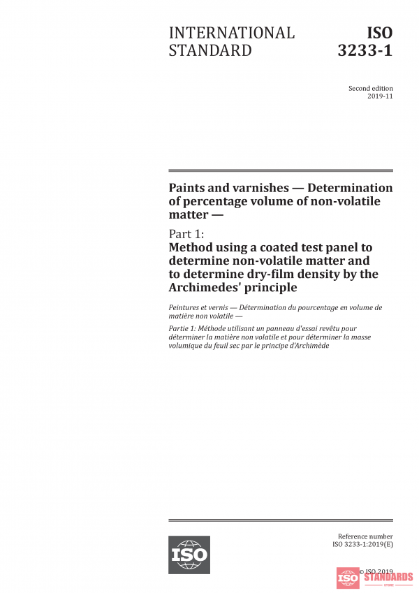 ISO 3233-1:2019 PDF