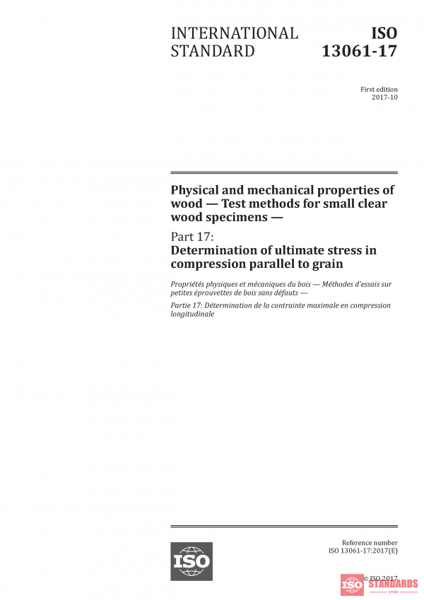 ISO 13061-17:2017 PDF