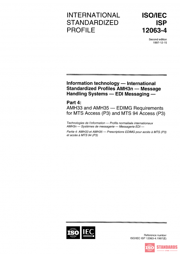 ISO/IEC ISP 12063-4:1997 PDF