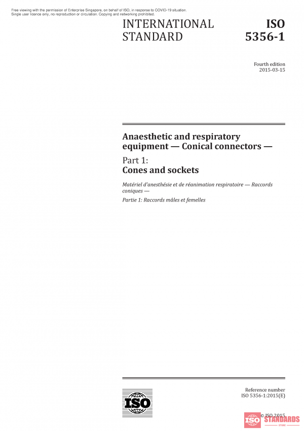 ISO 5356 1:2015 PDF