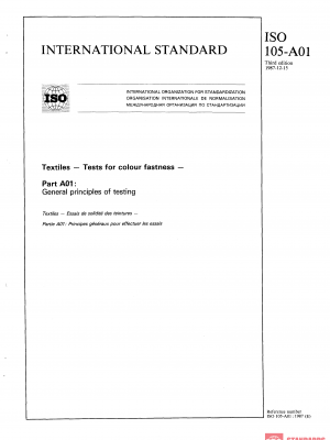 ISO 105-A01:1987 PDF