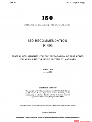 ISO/R 495:1966 PDF