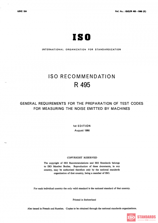 ISO/R 495:1966 PDF
