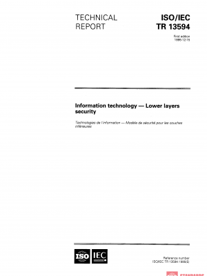 ISO/IEC TR 13594:1995 PDF