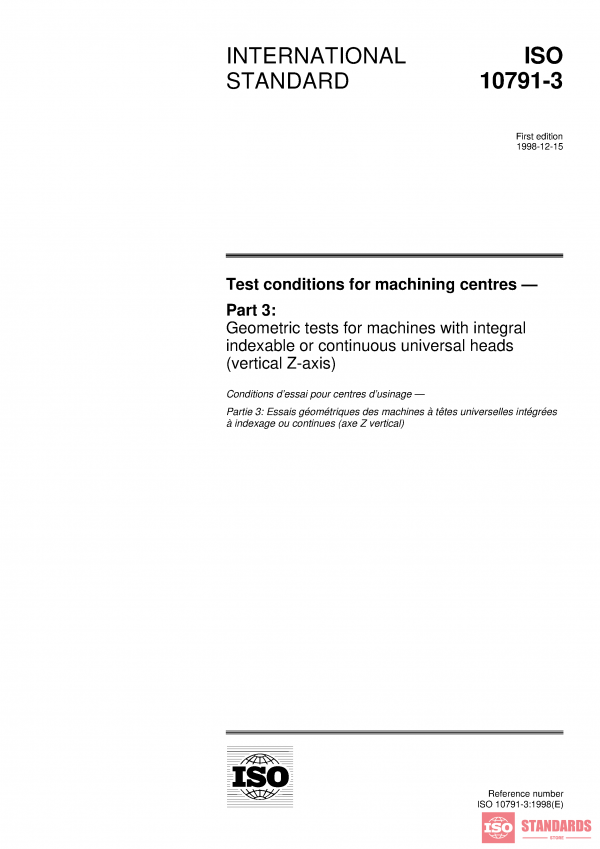 ISO 10791-3:1998 PDF