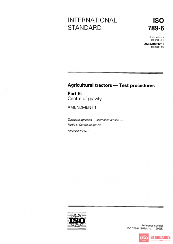 ISO 789-6:1982/Amd 1:1996 PDF