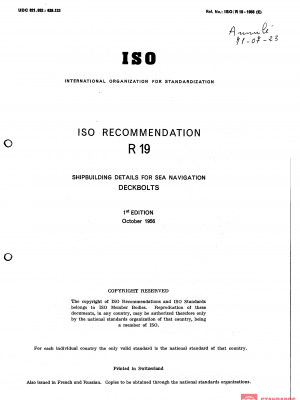 ISO/R 19:1956 PDF