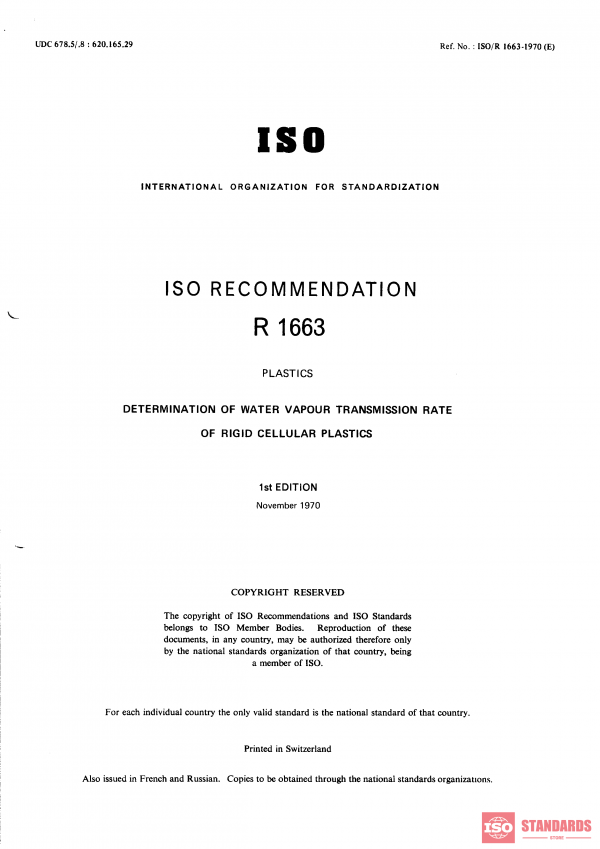 ISO/R 1663:1970 PDF