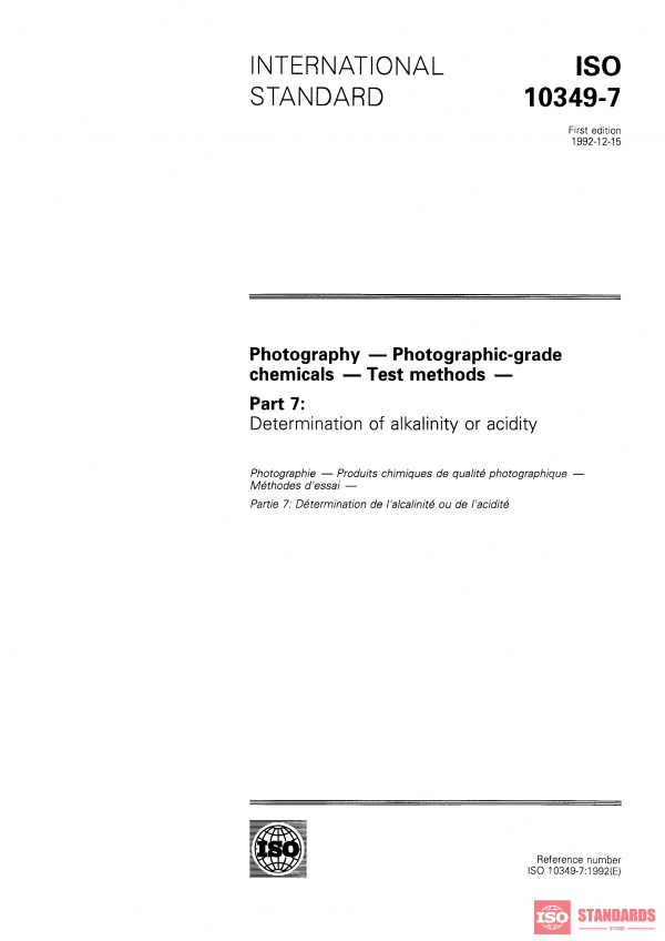 ISO 10349-7:1992 PDF