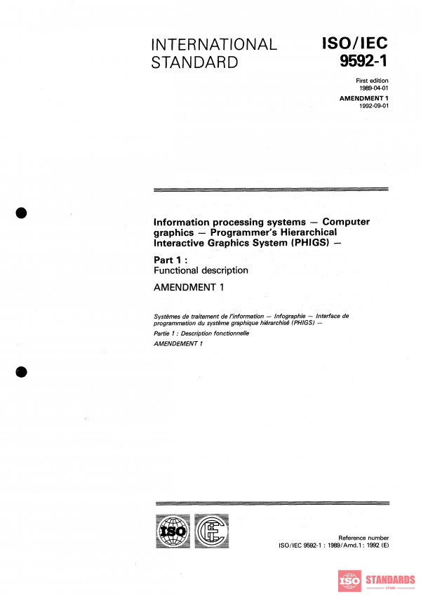 ISO/IEC 9592-1:1989/Amd 1:1992 PDF