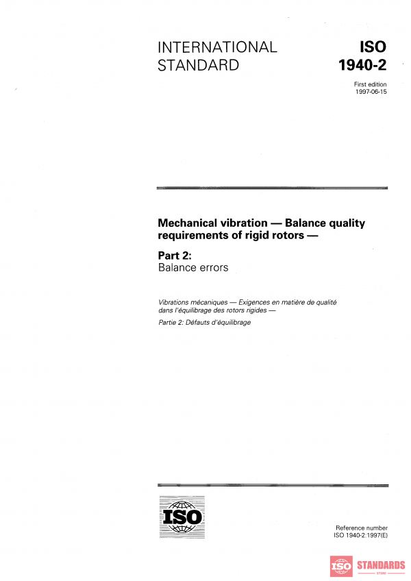 ISO 1940-2:1997 PDF