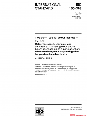 ISO 105-C09:2001/Amd 1:2003 PDF