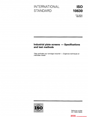 ISO 10630:1994 PDF