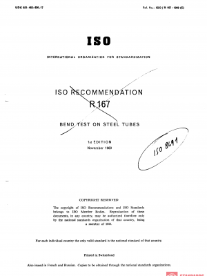 ISO/R 167:1960 PDF
