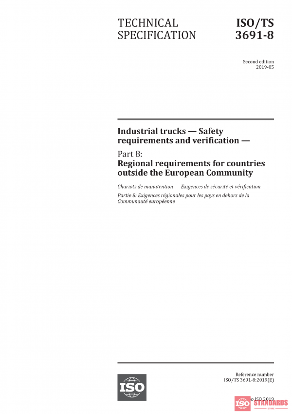 ISO/TS 3691-8:2019 PDF