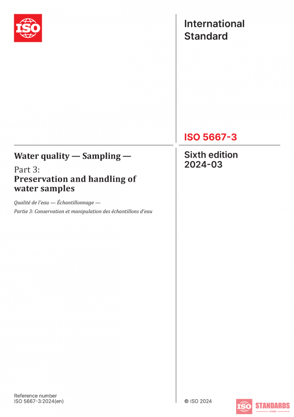 ISO 5667-3:2024 PDF