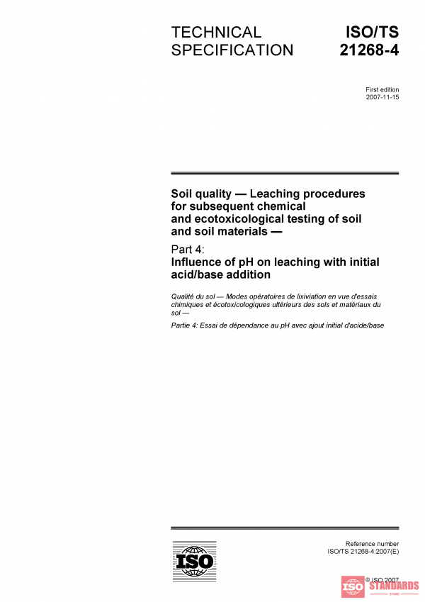 ISO/TS 21268-4:2007 PDF