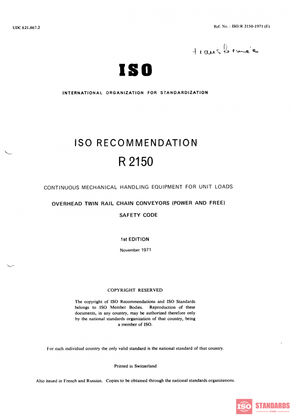 ISO/R 2150:1971 PDF