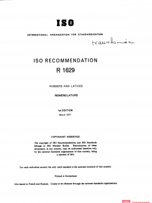 ISO/R 1629:1971 PDF