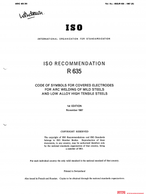 ISO/R 635:1967 PDF