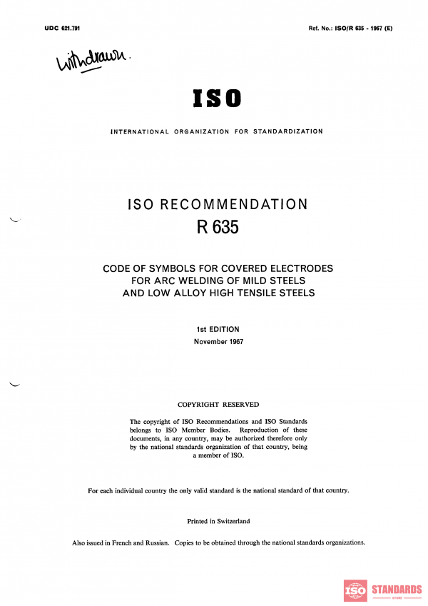 ISO/R 635:1967 PDF