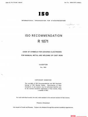ISO/R 1071:1969 PDF