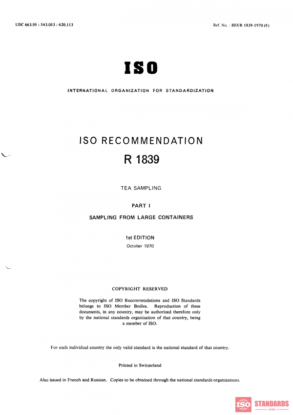 ISO/R 1839:1970 PDF
