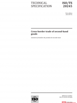 ISO/TS 20245:2014 PDF