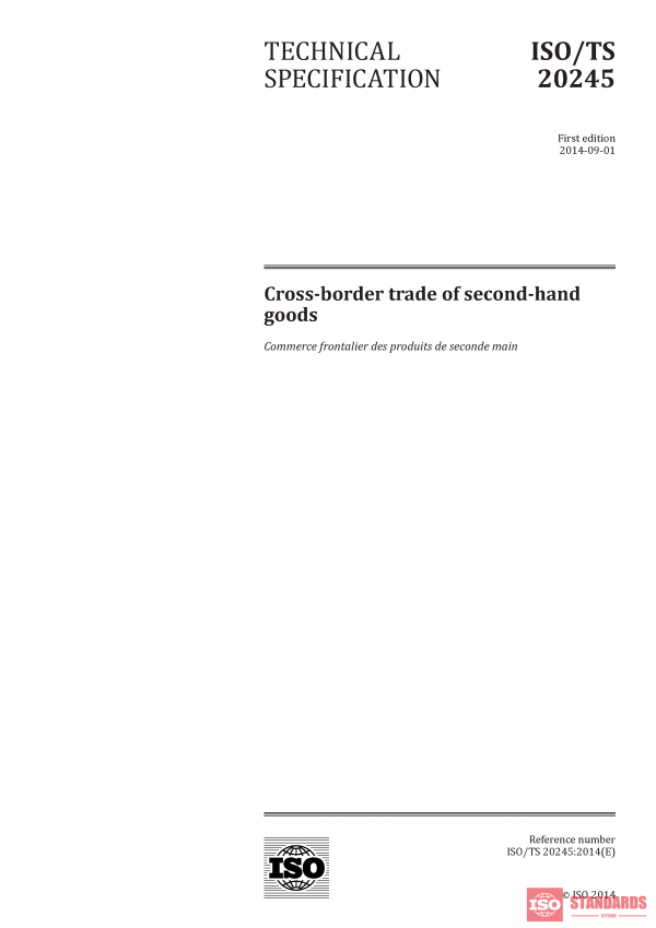 ISO/TS 20245:2014 PDF