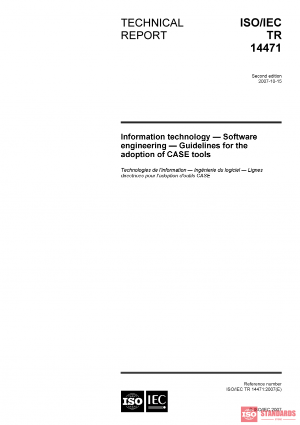 ISO/IEC TR 14471:2007 PDF