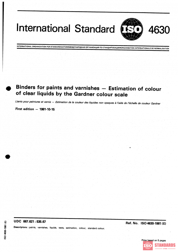 ISO 4630:1981 PDF