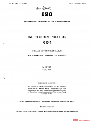ISO/R 841:1968 PDF