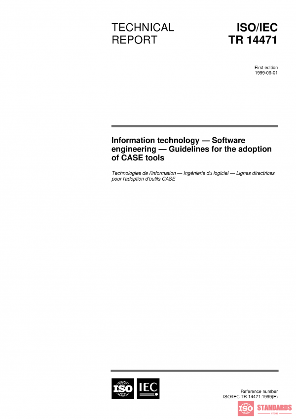 ISO/IEC TR 14471:1999 PDF